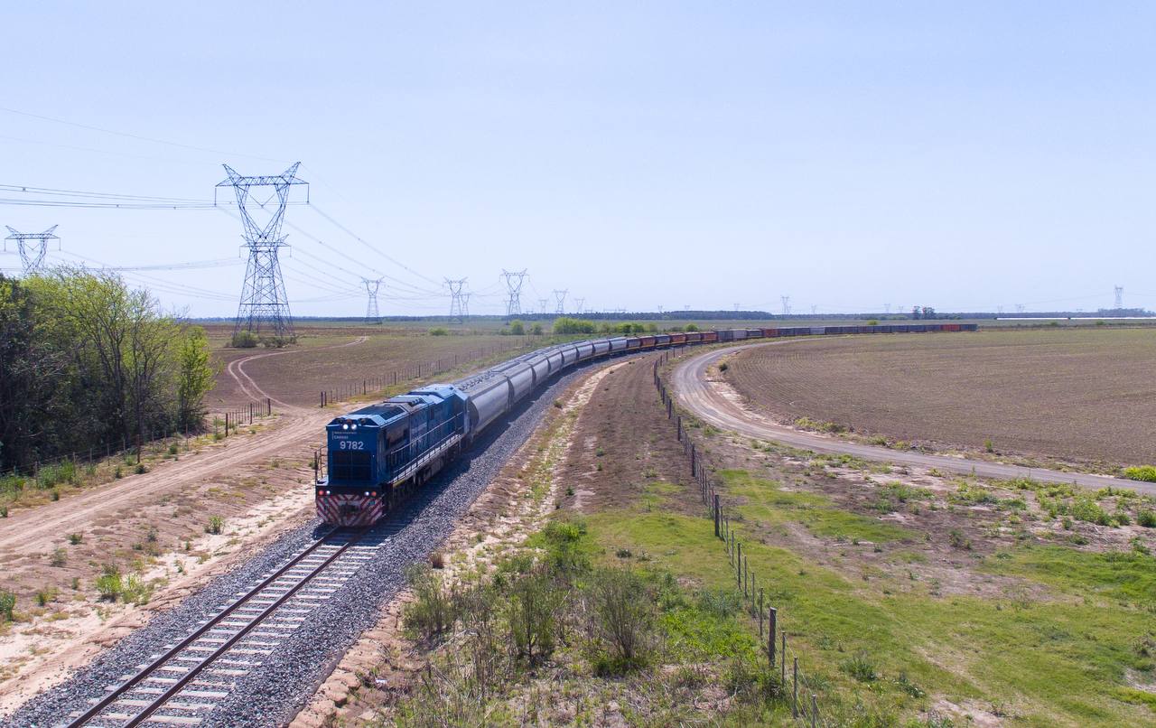 Las fuertes inversiones estatales en infraestructura han permitido una sostenida recuperación del transporte de cargas en la red del Ferrocarril Belgrano.